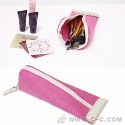 三角環保羊毛氈兒童文具袋 大容量便攜的創意筆袋